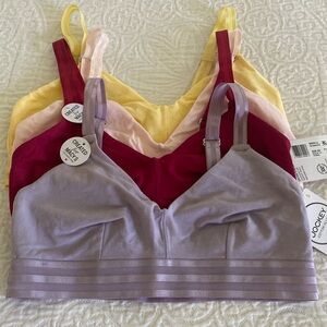 Jockey Bralettes, 4 colors